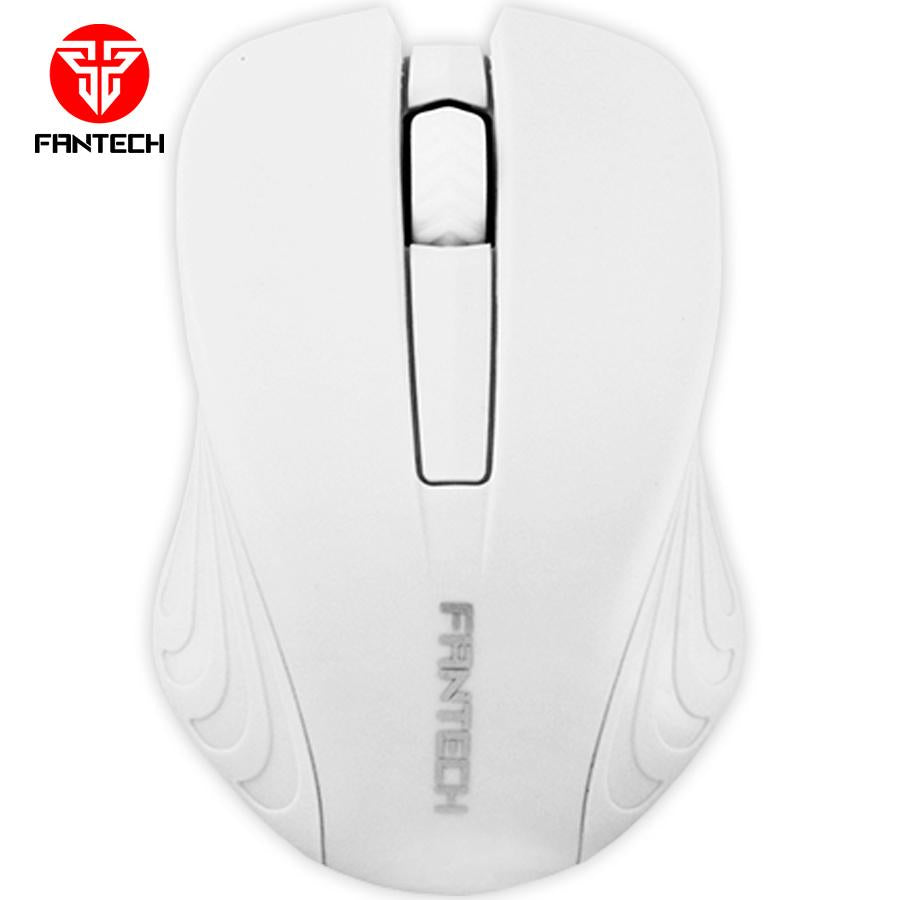 Mouse Sem Fio Fantech Branco Alcance 10m 2.4ghz W189 1200DPI