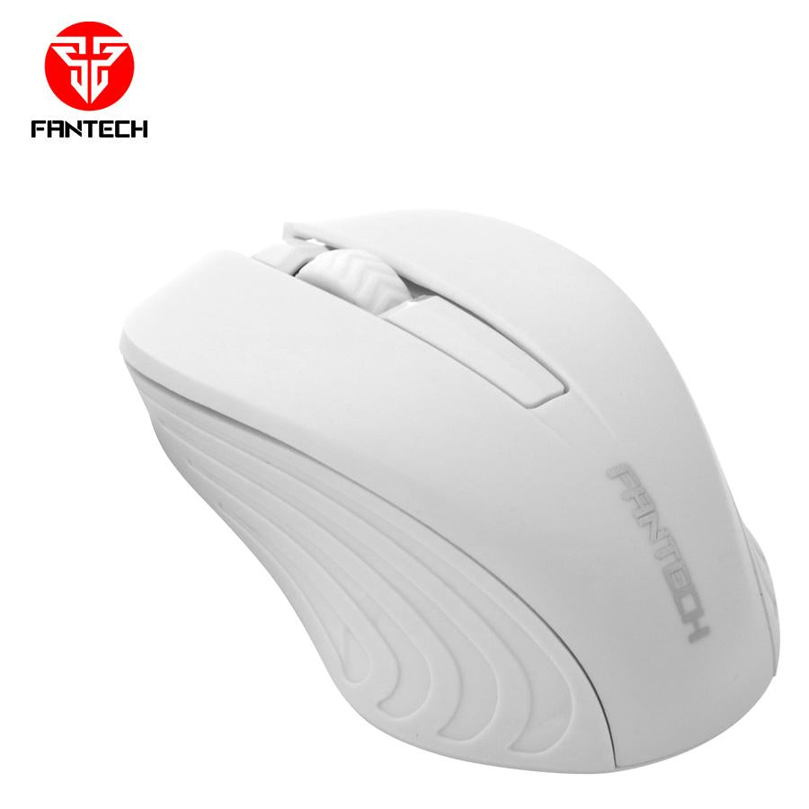 Mouse Sem Fio Fantech Branco Alcance 10m 2.4ghz W189 1200DPI